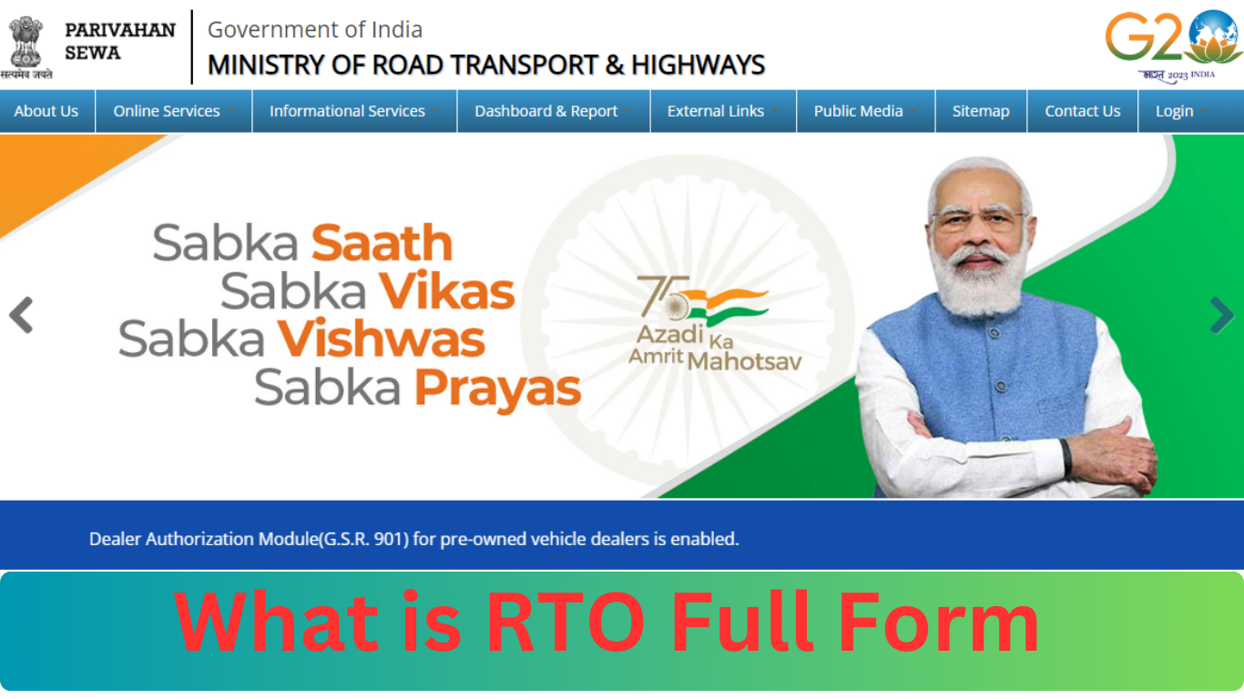 RTO Full Form What Is Role Of RTO